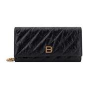 Wallets Cardholders Balenciaga , Black , Dames