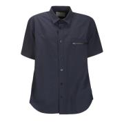 Bleke Twisted Shirt Magliano , Blue , Heren