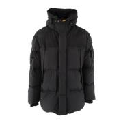 Grijze Pencil Jas voor Heren Parajumpers , Black , Heren