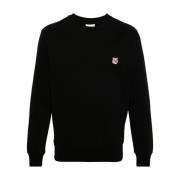 Zwarte Sweaters Maison Kitsuné , Black , Heren