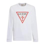 Sweatshirt Guess , White , Heren