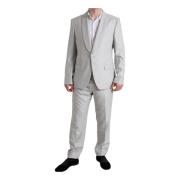 Single Breasted Suits Dolce & Gabbana , Gray , Heren