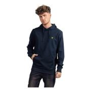 Fly Fleece Hoodie Donkerblauw Heren Lyle & Scott , Blue , Heren