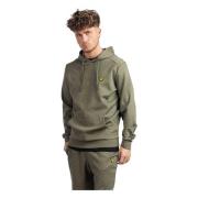 Fly Fleece Hoodie Donkergroen Heren Lyle & Scott , Green , Heren