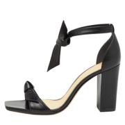 Pre-owned Leather sandals Alexandre Birman Pre-owned , Black , Dames