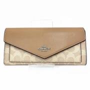 Pre-owned Leather wallets Coach Pre-owned , Brown , Dames