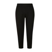 Cropped Trousers Moncler , Black , Dames