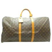 Pre-owned Canvas travel-bags Louis Vuitton Vintage , Brown , Dames