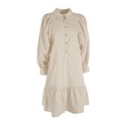 Shirt Dresses YES ZEE , Beige , Dames