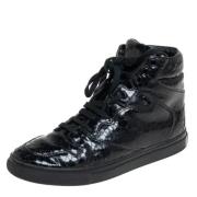 Pre-owned Leather sneakers Balenciaga Vintage , Black , Dames