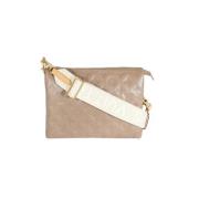 Pre-owned Leather crossbody-bags Louis Vuitton Vintage , Beige , Dames