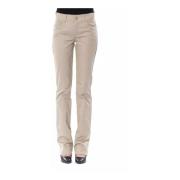 Straight Trousers Byblos , Beige , Dames
