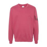Rode Lichtgewicht Fleece Crew Neck Sweatshirt C.p. Company , Pink , He...