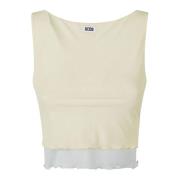 Sleeveless Tops Gcds , Yellow , Dames