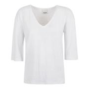T-Shirts Allude , White , Dames