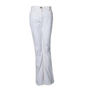 Pre-owned Cotton jeans Balmain Pre-owned , White , Dames