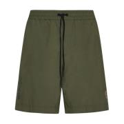 Casual Shorts Moncler , Green , Heren