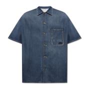 Denim overhemd Alexander McQueen , Blue , Heren