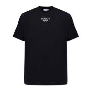 T-shirt met paisley motief Off White , Black , Heren