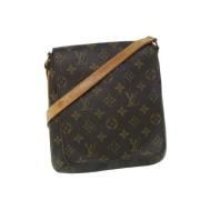 Pre-owned Canvas louis-vuitton-bags Louis Vuitton Vintage , Brown , Da...