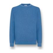 Round-neck Knitwear Sun68 , Blue , Heren