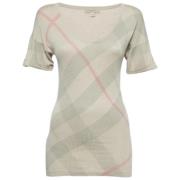 Pre-owned Knit tops Burberry Vintage , Beige , Dames