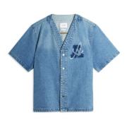 Coach Shirt Axel Arigato , Blue , Heren