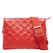 Pre-owned Leather louis-vuitton-bags Louis Vuitton Vintage , Red , Dam...