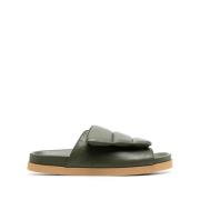 Sliders Gia Borghini , Green , Heren