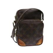 Pre-owned Canvas louis-vuitton-bags Louis Vuitton Vintage , Brown , Da...