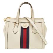 Pre-owned Leather totes Gucci Vintage , Multicolor , Dames