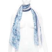 Pre-owned Cotton scarves Dior Vintage , White , Dames