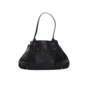 Pre-owned Leather gucci-bags Gucci Vintage , Black , Dames