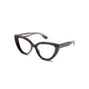 Klassiek Zwart Optisch Montuur Gucci , Black , Dames