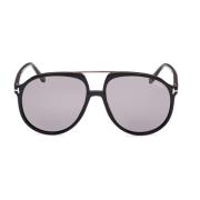 Klassieke Pilotstijl Zonnebril in Havana Tom Ford , Black , Unisex