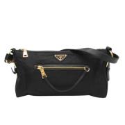 Pre-owned Fabric shoppers Prada Vintage , Black , Dames