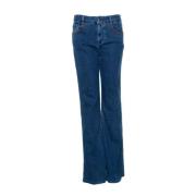 Pre-owned Cotton jeans Chloé Pre-owned , Blue , Dames