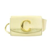 Pre-owned Leather shoulder-bags Chloé Pre-owned , Beige , Dames