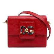 Pre-owned Leather shoulder-bags Dolce & Gabbana Pre-owned , Red , Dame...