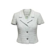 Pre-owned Fabric tops Chanel Vintage , White , Dames