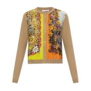 Vest met decoratieve print Moschino , Beige , Dames