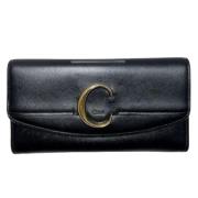 Pre-owned Leather wallets Chloé Pre-owned , Black , Dames