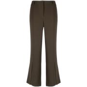 Wide Trousers Alberto Biani , Green , Dames