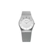 Elegant Dames Stalen Quartz Horloge Bering , Gray , Dames