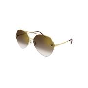 Sunglasses Cartier , Yellow , Unisex