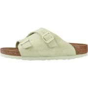 Sliders Birkenstock , Green , Dames