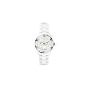 Quartz analoog horloge Guess , White , Dames