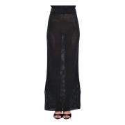 Maxi Skirts Tommy Jeans , Black , Dames