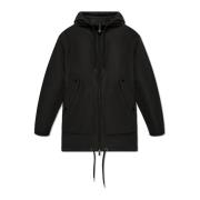 Melia regenjas Moncler , Black , Dames