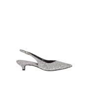 Glitter Slingback Pumps Silvian Heach , Gray , Dames